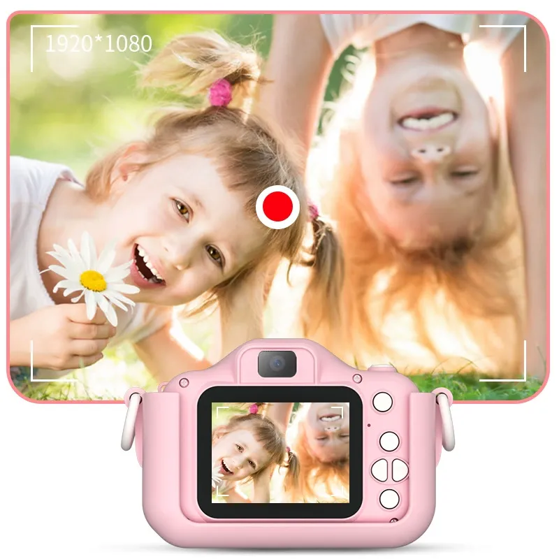 Kids' Mini Cartoon Camera - HD Photo or Video Recorder with Games, Fun Toy Camera for Children, Cute Gift for Boys & Girls, Portable Kids' Digital Camera