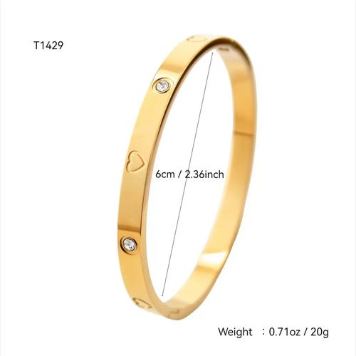 Women's Stainless Steel Bracelet Set, Flower Nail Design , Casual Style Elegant Jewelry Bracelet for Women, Perfect Gift for Her, High Quality Bracelet