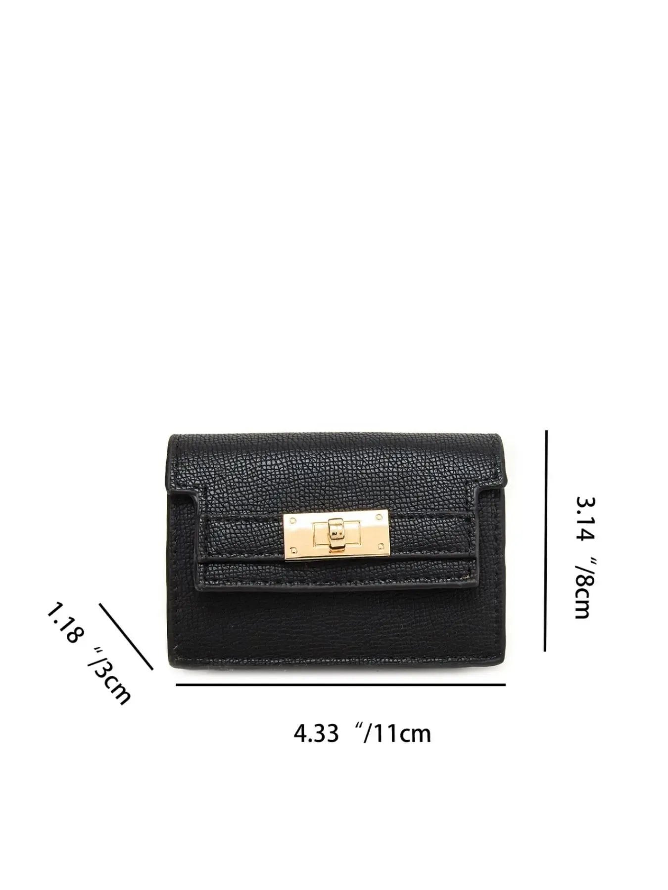 Women's Solid Color Credit Card Holder, Girlfriend Gifts, Fashionable Small Pu Leather Wallet, Casual All-match Commuter Card Bag for Work & Daily Use, Daily Clothing Decor