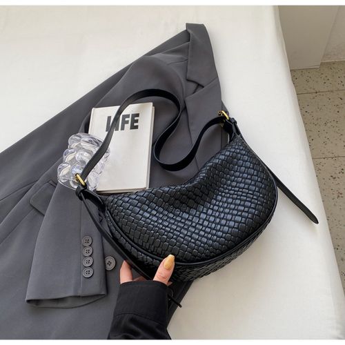 Woven Shoulder Bags for Women Tote Bags Retro Crossbody Bags Leather Luxury Purse Hobo Handbag with Adjustable Strap