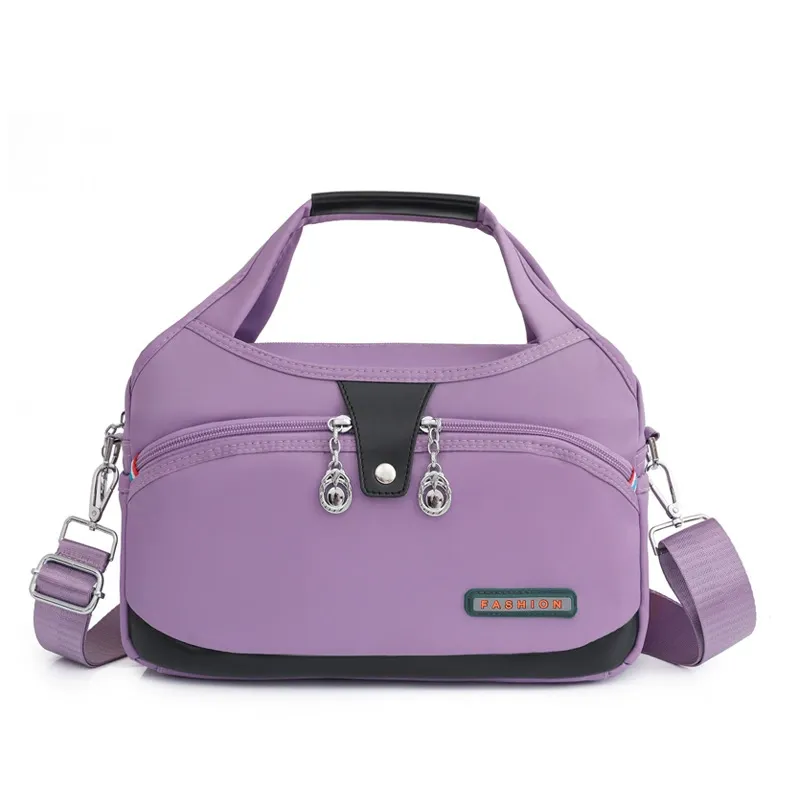 Stylish Lightweight Oxford Cloth Handbag for Women - Korean Fashion Single Shoulder Bag, Casual Large Capacity Water-Resistant Travel Crossbody Bag, Versatile Daily Tote