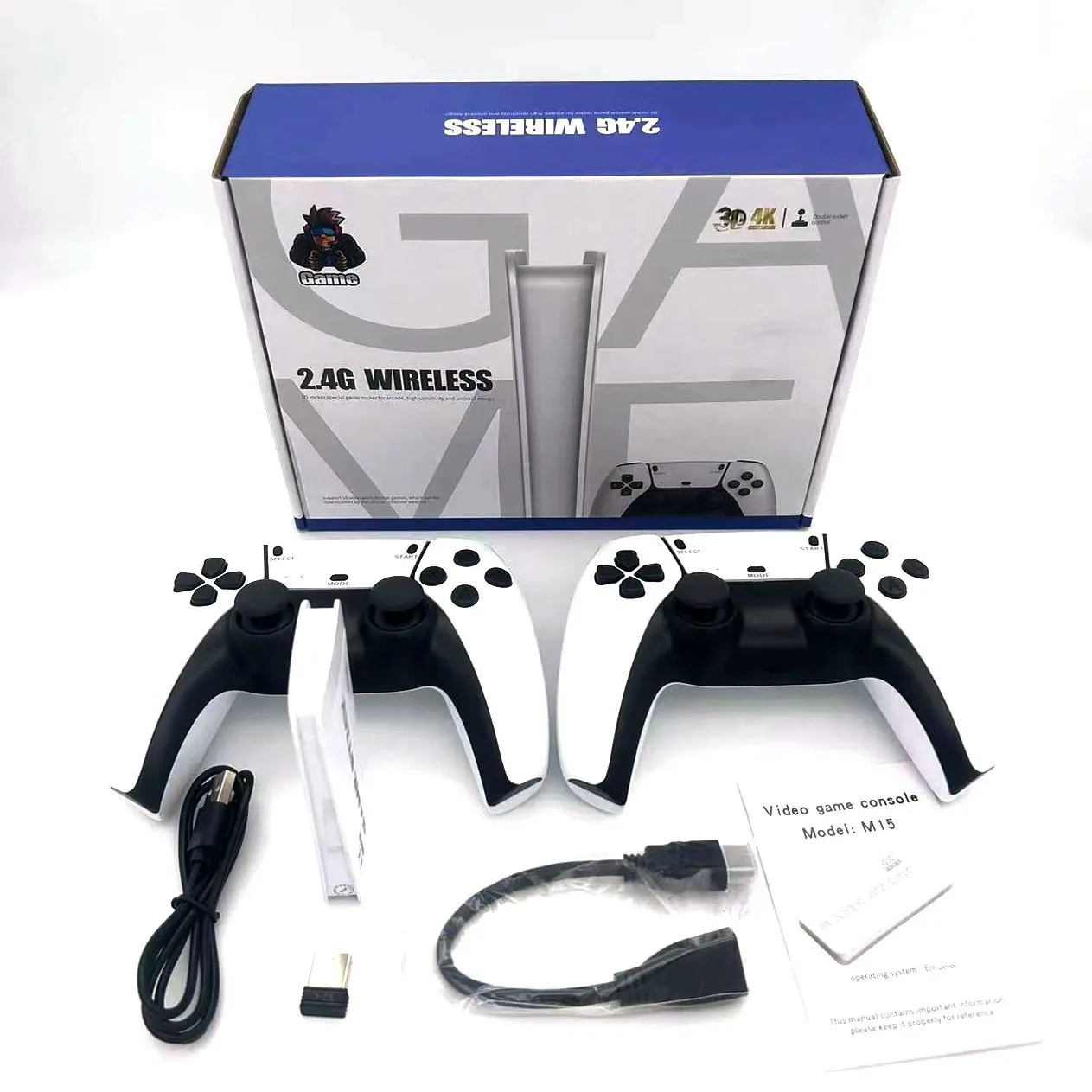 NEW Upgraded Retro Game Stick with 20,000+ Games, Plug and Play, Support Including 20+ Emulators Console Cable