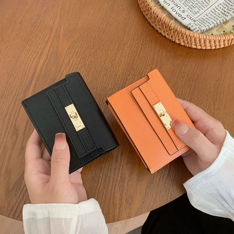 Women's Solid Color Credit Card Holder, Girlfriend Gifts, Fashionable Small Pu Leather Wallet, Casual All-match Commuter Card Bag for Work & Daily Use, Daily Clothing Decor
