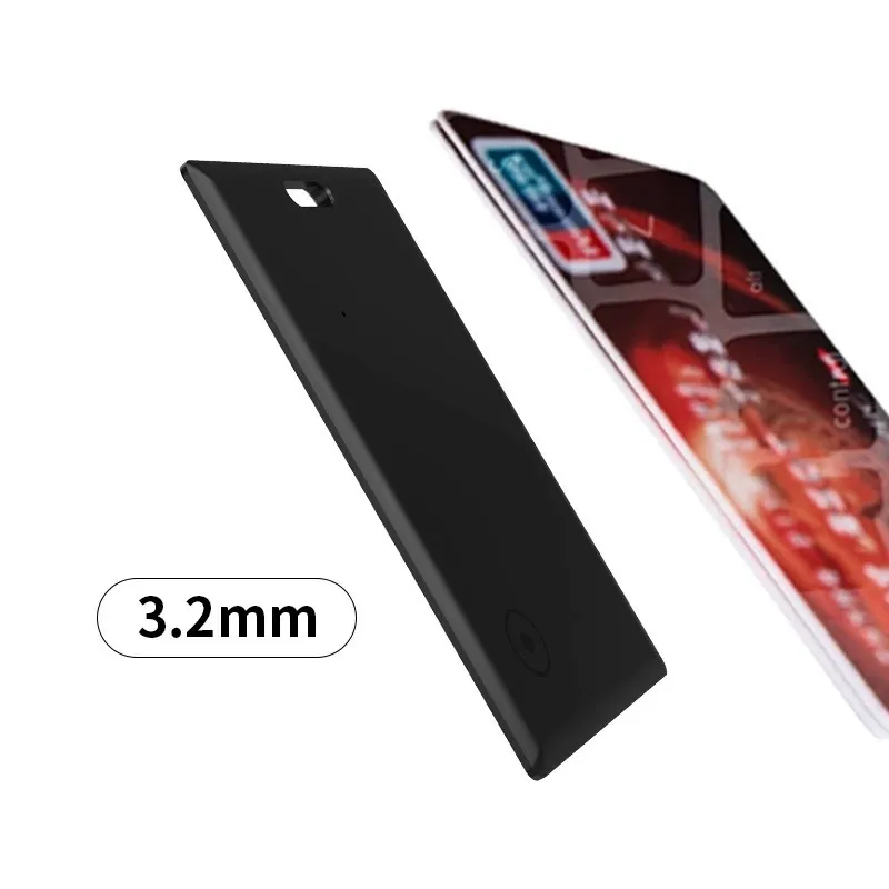 2025 New Card-Sized FindMy GPS Tracker | Global Positioning Anti-Lost Device | Replaceable Battery Wallet Keychain Tracker for iOS