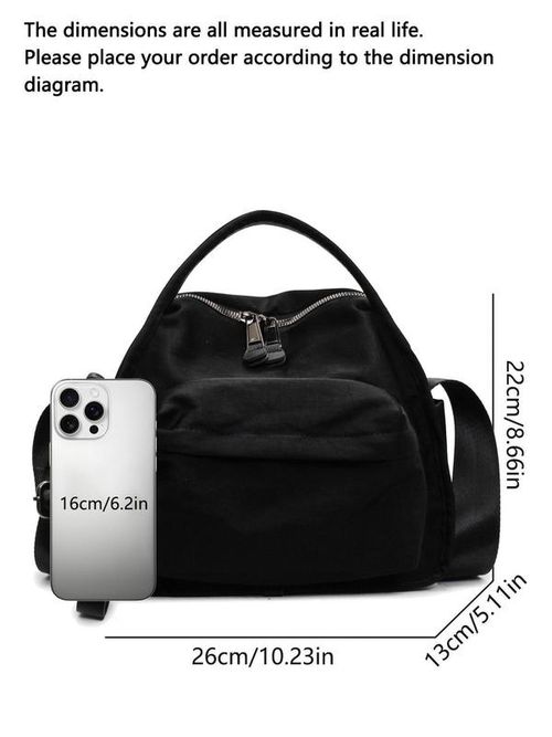 Women's Elegant Solid Color Shoulder Bag, Fashionable Zipper Crossbody Bag for Daily Used, 25 fall&winter Casual Trendy Versatile High-quality Daily Commuting Bag