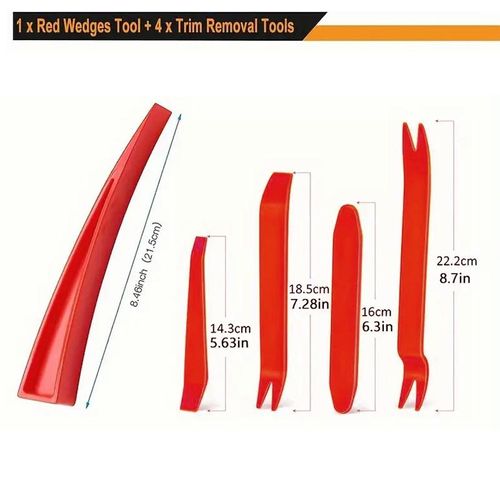 Car Repair Tool Kit Portable Automotive Tool Set With Carrying Bag For Cars & Trucks Professional Emergency Car Tools Door Dent Repair Tool