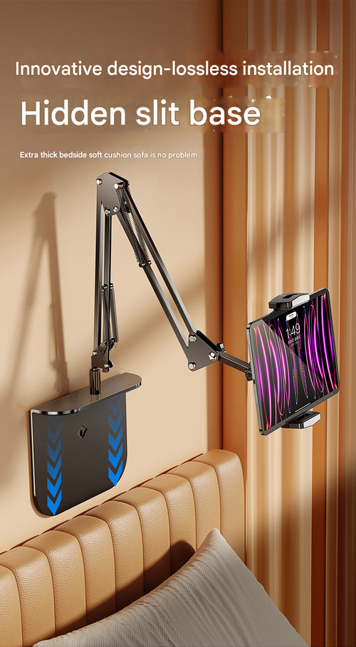 New Smart Bedside Phone Tablet Stand | 360° Rotating Adjustable Lazy Bracket | Desktop Live Streaming Video Holder | Mini Universal Phone Mount