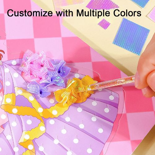 Art & Craft Activity, Mess-Free Art for Kids, DIY Kit, Gifts for Girls & Boys Ages 4 to 9 Creative Play Artistic