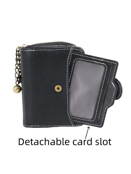 Women's Elegant Minimalist Short Wallet, All-match Trendy Mini Bifold Purse, Gorgeous Card Holder for Daily Use As Birthday Gift, Fashionable Wallet