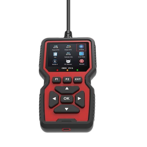 Car OBD2 Scanner Diagnostic Tool, Car Voltage Tester Engine Fault Code Scanner, Charging Tester Diagnostic Tool for OBDII-V519, Gifts, Repair, Digital Automotive Battery Relay Tester, OBD Port, Car Circuit Tester