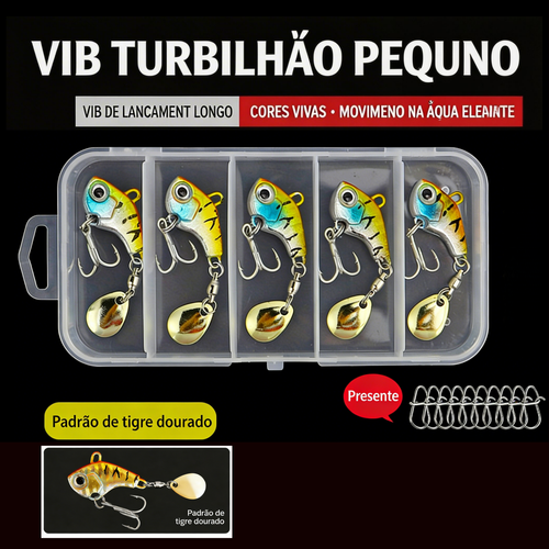 🐟🔥 Resolva o Problema: O Peixe Vai Morder! Isca VIB 10g com Vibração Explosiva + Brilho Metálico ⚡ A Isca Perfeita para os Gigantes de Angola! 🎣🏆