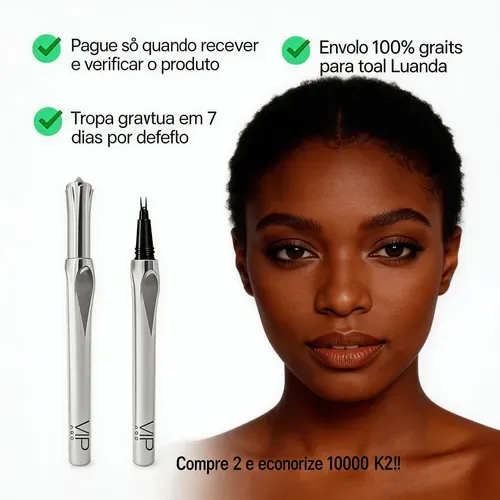 🔥 Promoção imperdível! Lápis de sobrancelha feito para Luanda ✨ 💧 Não borra mesmo no calor ou na chuva | 🤍 Faz sobrancelha natural super fácil, mesmo para iniciantes 💸 : 2 unidades SÓ 26000 KZ! 🚚 Envio grátis para toda Luanda, você paga só quando receber e verificar!