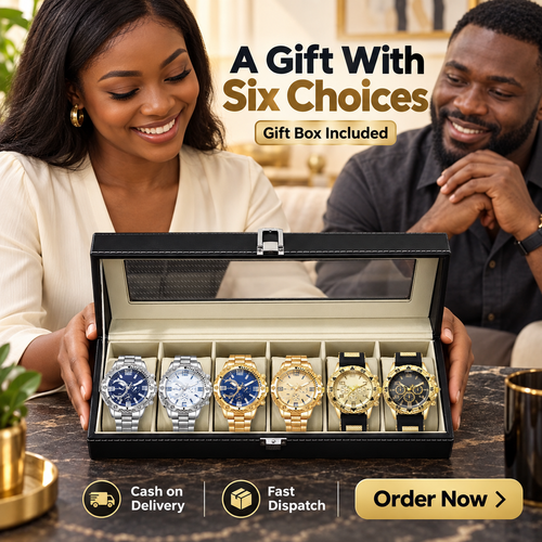 Men's Quartz Watch Gift Set | 6PCS Luxury Fashion Watch Set for Men | COD Free Shipping