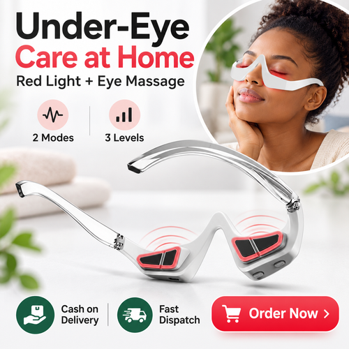 Under-Eye Red Light Therapy Device for Dark Circles, Puffiness & Eye Bags