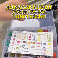 Car Fuses Assortment Kit 320PCS Auto Fuse Set 2A–35A