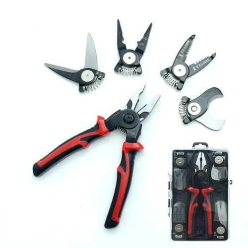 5 in 1 Universal Multipurpose Interchangeable Head Wire Stripper
