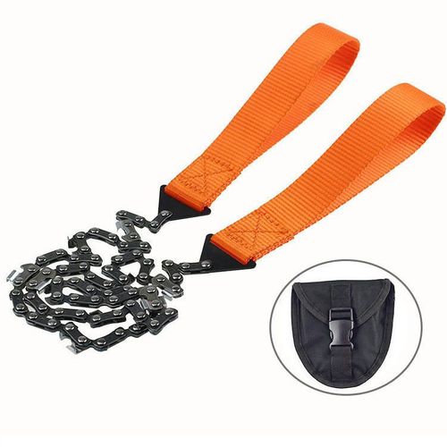Camping Pocket Chainsaw 41 Inch Heavy Duty Steel Hand Chainsaw