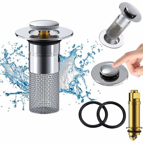Universal 8mm Depth Disposable Basin Core Drain Filter