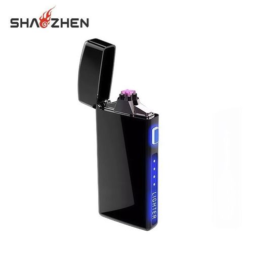 Touch-sensing Custom Windproof Pulse Rechargeable USB Lighter With Power Display