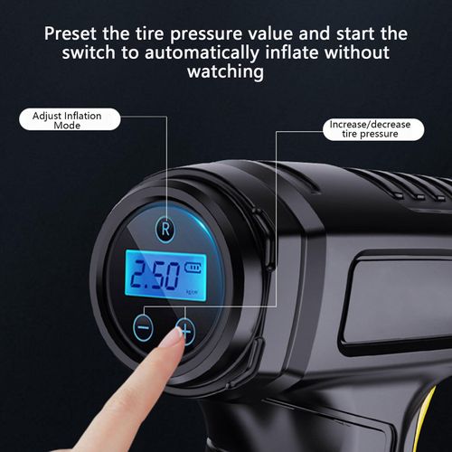 Digital Wireless Car Tire Inflator, Portable Car Tire Air Compressor
