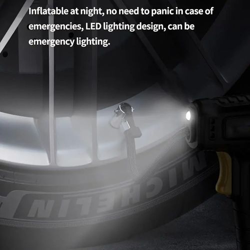 Digital Wireless Car Tire Inflator, Portable Car Tire Air Compressor