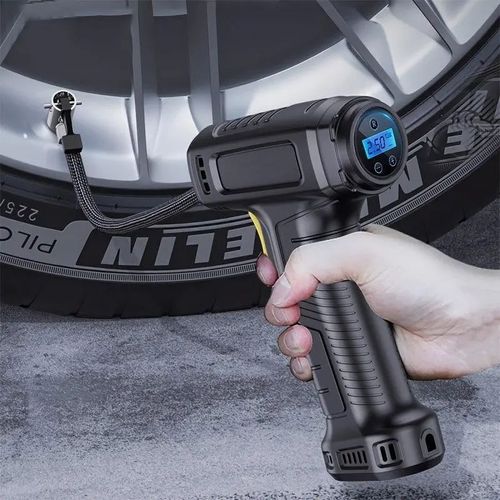 Digital Wireless Car Tire Inflator, Portable Car Tire Air Compressor