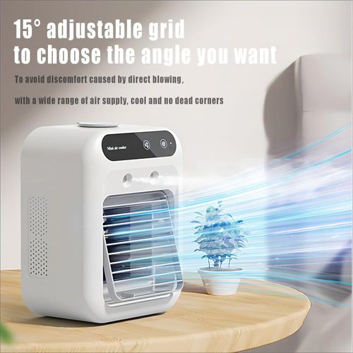 Portable Spray Desktop Mini Fan with Two-speed Wind Mode