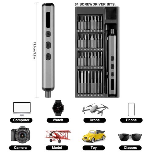 68-in-1 Multi-functional Electric Screwdriver Bit Set