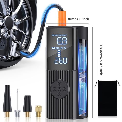 Portable tire inflator