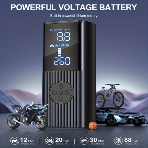 Portable tire inflator