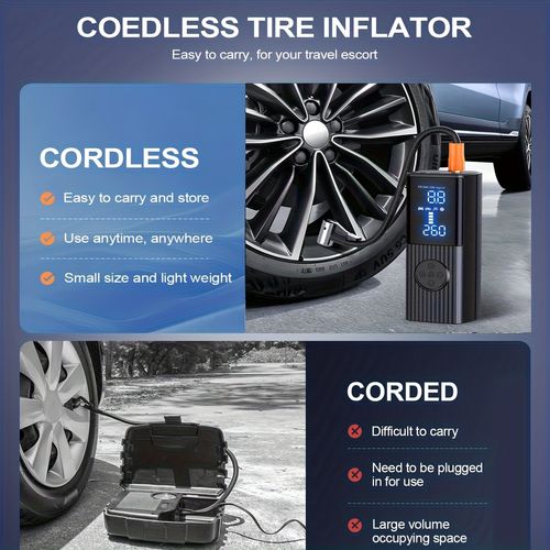 Portable tire inflator