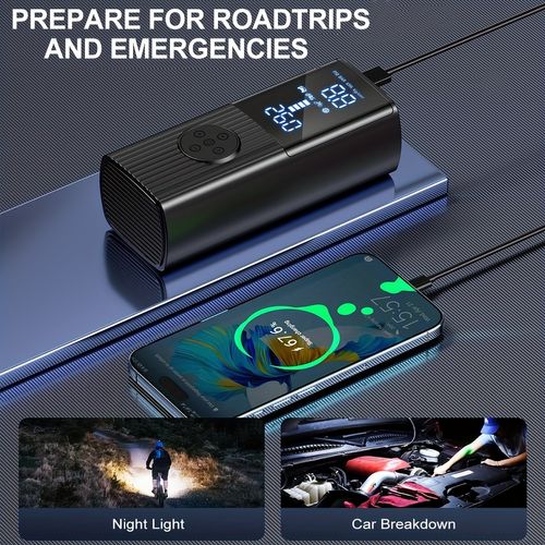 Portable tire inflator