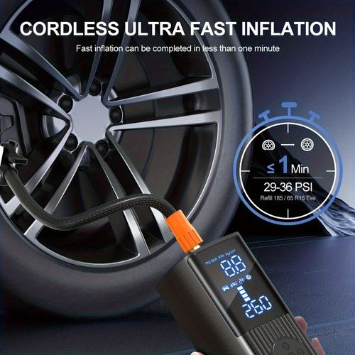 Portable tire inflator
