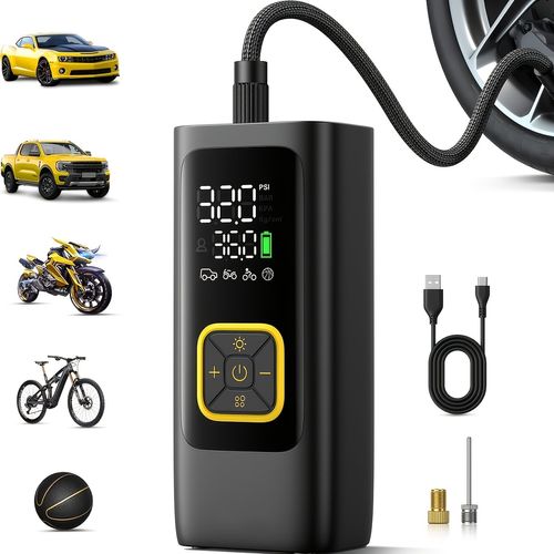 Portable tire inflator