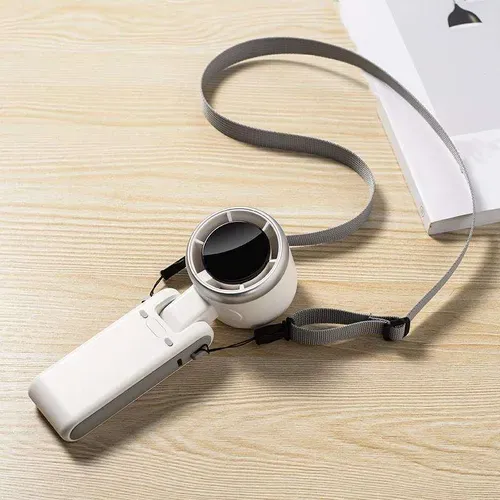 Mini Handheld Turbofan: Strong Wind, 5 Speeds & Portable – Beat Summer Heat Anywhere!