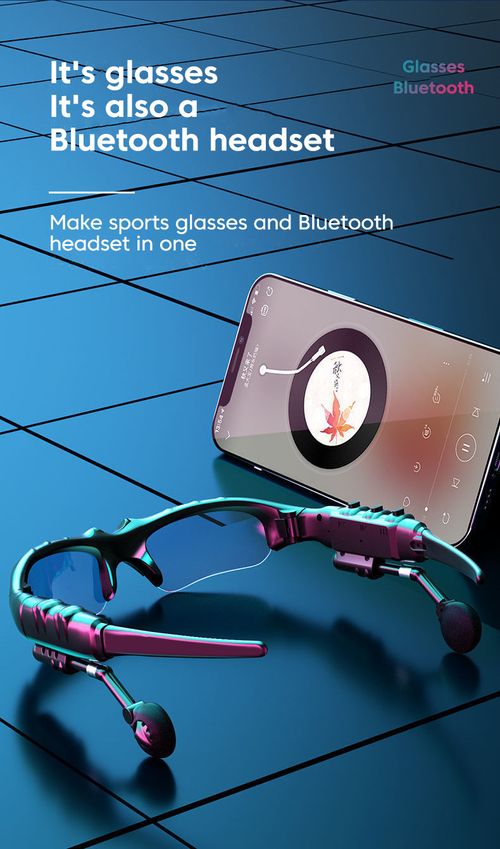 Bluetooth 5.0 Smart Audio Glasses Outdoor Sports Cycling Surround Stereo Headphones Listen to Music, Take Calls, Polarized Sunglasses