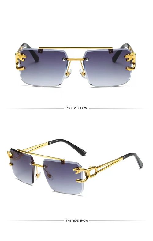 Stylish and high-end 2025 new frameless sunglasses, unisex, suitable for outdoor high-light scenes, lightweight and easy to carry, a perfect holiday gift.