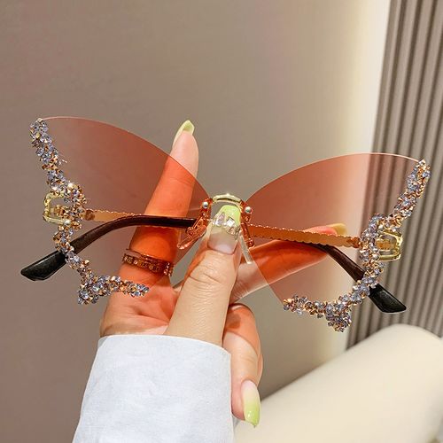 🔥BIG SALE 50%🔥Sunglasses Ladies Shades Purple Sunglasses for Women Bling Sun Glasses