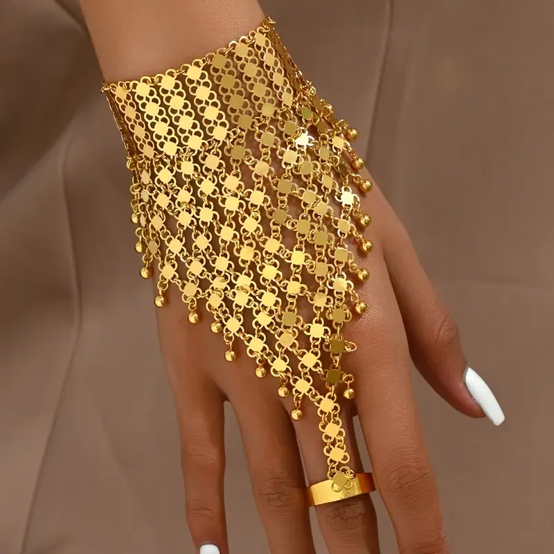 Floral Finger Bracelet