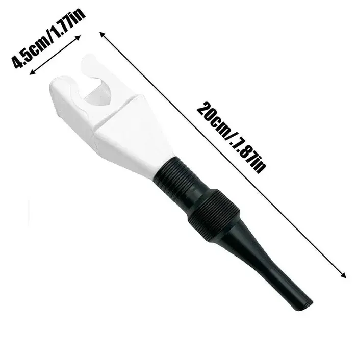 Retractable automatic fuel funnel