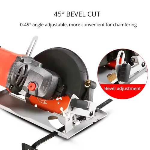 Electric Circular Saw Adapter Angle Grinder to Cutting Machine 0-45 Cutting Depth Adjustable Woodworking Tools