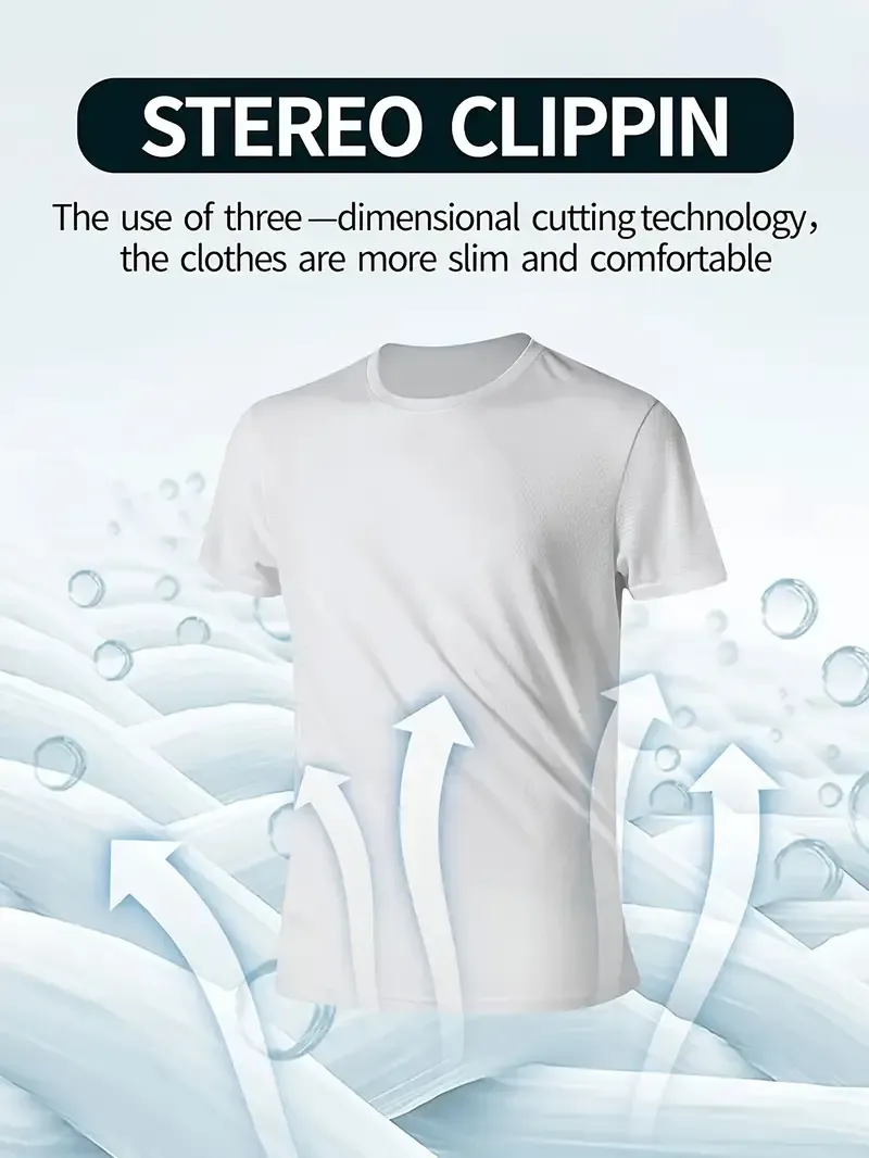 Mens Solid Stretch T-shirts