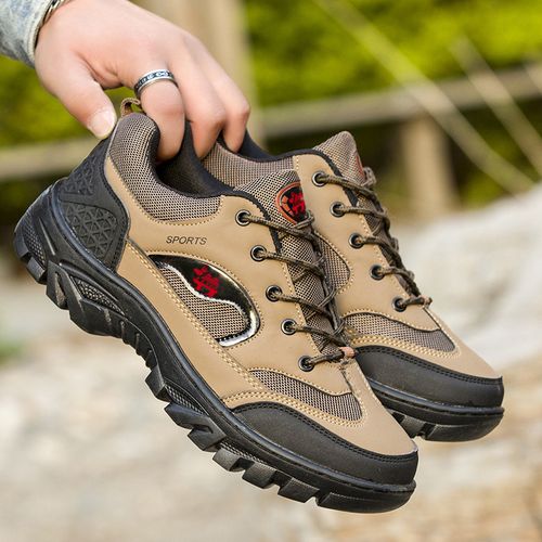 Hiking shoes, running shoes