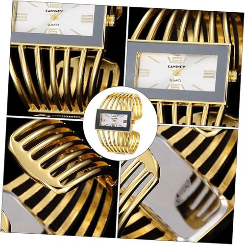 Luxury Fashion Unique Design Square Dial Ladies Alloy Bracelet Quartz Watch