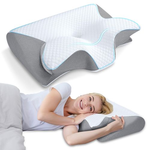 Prone sleeping pillow memory foam pillow butterfly pillow horn pillow neck-protecting pillow special for sleeping multi-functional prone sleeping pillow