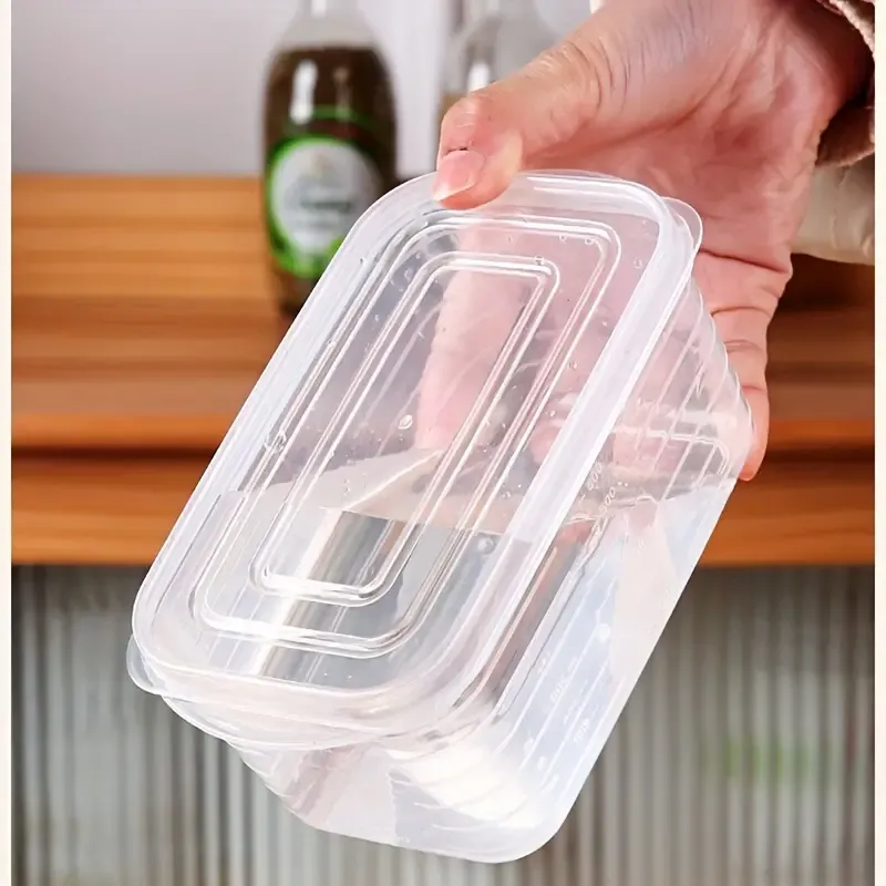 Clear Food Storage Containers with Scale Lines