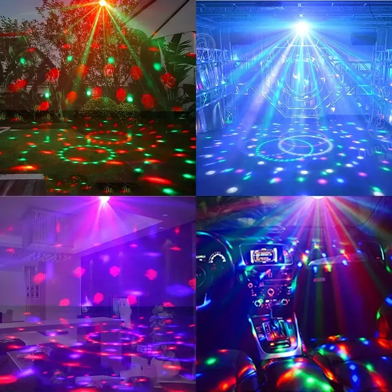 crystal remote control magic ball light