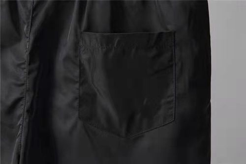 Summer new fashion brand men's shorts five quarter pants beach pants Ice silk pants men's pants fashion