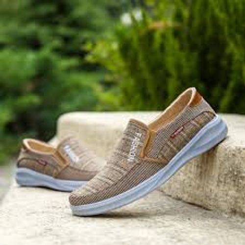 trendy men's casual sneakers slip-on shoes