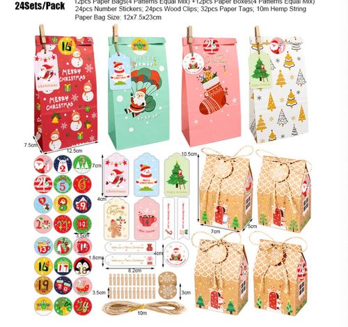 Christmas gift bag candy box